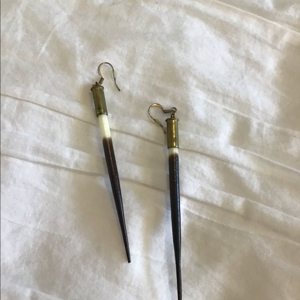 Wooden earrings